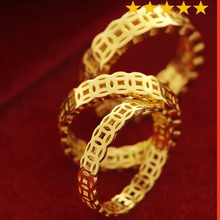 Gold-Plated Feng Shui Ring by Tổng Kho SX Vòng Tay Móc Khóa