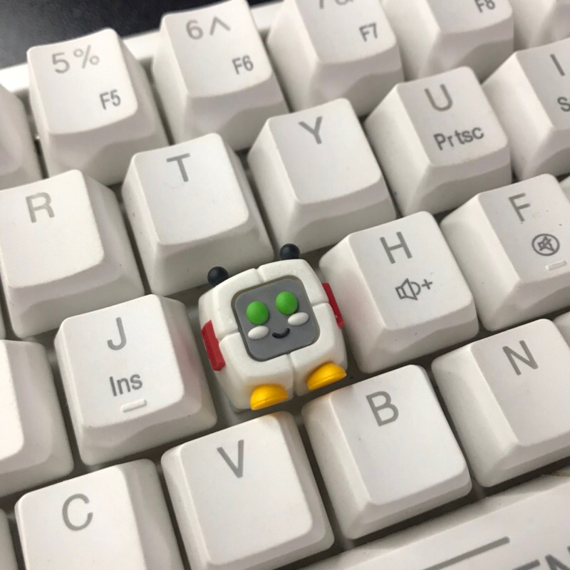 keycap resin Cutebot white trang trí bàn phím cơ | Shopee Việt Nam