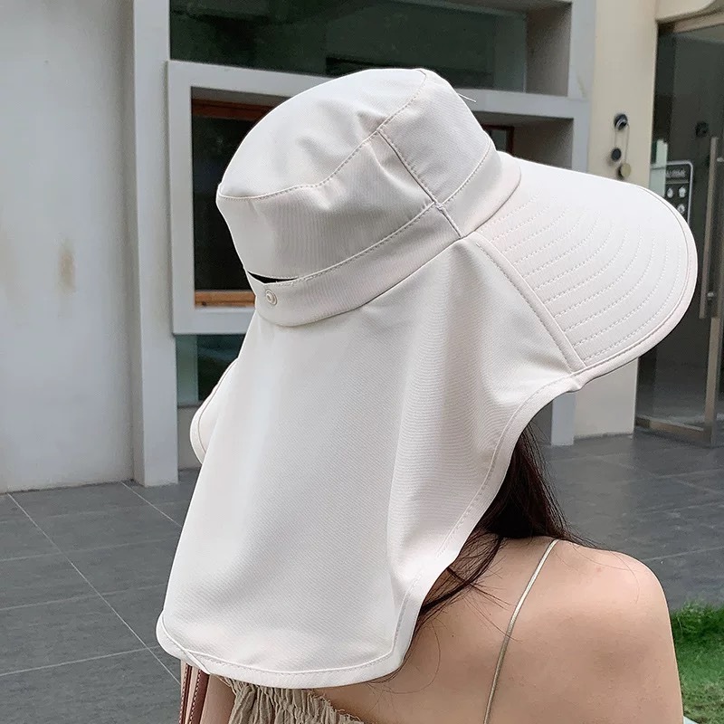 Mũ mùa hè nữ Trùm Đầu Toàn Diện  - Mũ Nón Ngư Dân Chống Nắng Chống Tia UV, Mũ Vành Lớn có thể gập gọn(tuyển sỉ)