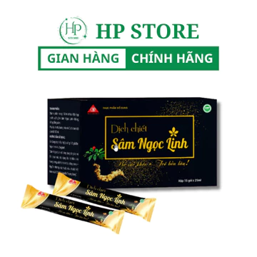 Dịch Chiết Sâm Ngọc Linh, Tinh Chất Sâm Ngọc Linh, Tăng Đề Kháng, Chống Lão Hóa, Ngủ Ngon Hộp 15 gói