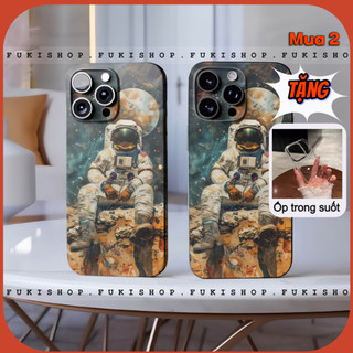 Miếng dán Skin Mặt lưng Sau full viền Phi hành gia MS07  Dành Cho 16 pro max 15 pro max 14 pro max 13 pro max