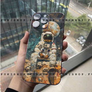 Miếng dán Skin Mặt lưng Sau full viền Phi hành gia MS07  Dành Cho 16 pro max 15 pro max 14 pro max 13 pro max