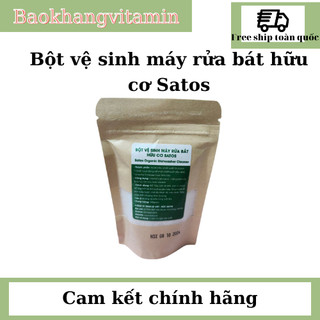 Bột vệ sinh máy rửa bát hữu cơ Satos