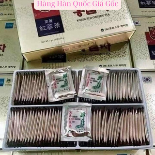 Trà Hồng Sâm Hộp Vàng Hàn Quốc - Chính Hãng - Tốt cho người bị tiểu đường, viêm gan, mỡ máu