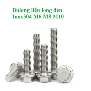 5 cái bulong M6-M10 Bulong liền long đen inox304 M6,M8, M10