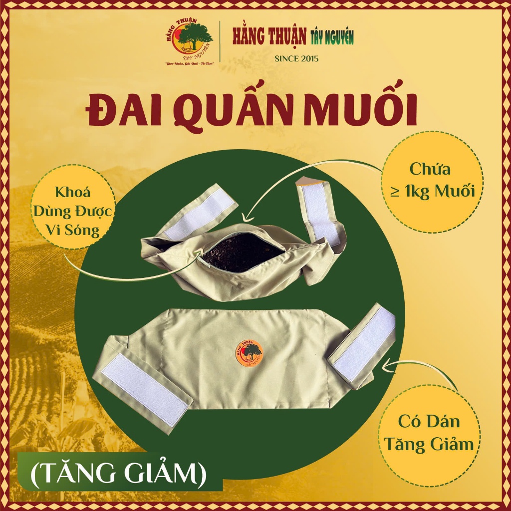 Túi Đựng Muối Thảo Dược Quấn Bụng Chườm Nóng Sau Sinh (Có dán tăng giảm và khóa cao su chịu nhiệt)