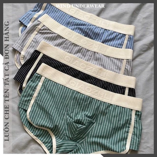Quần sịp đùi nam, quần lót nam boxer nam tính lịch lãm trẻ trung chất vải cotton mềm mịn mát thấm hút tốt WIND SỌC