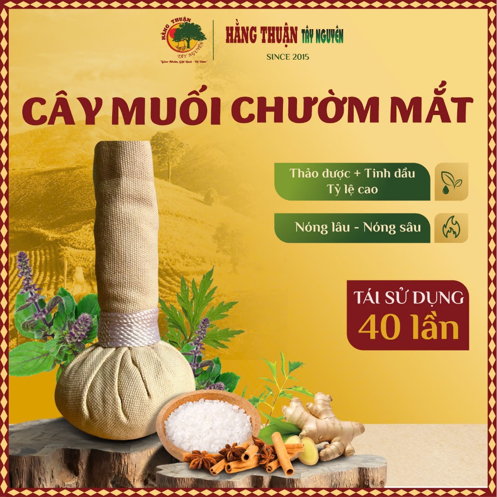 Túi Chườm Mắt Thảo Dược Hằng Thuận Tây Nguyên