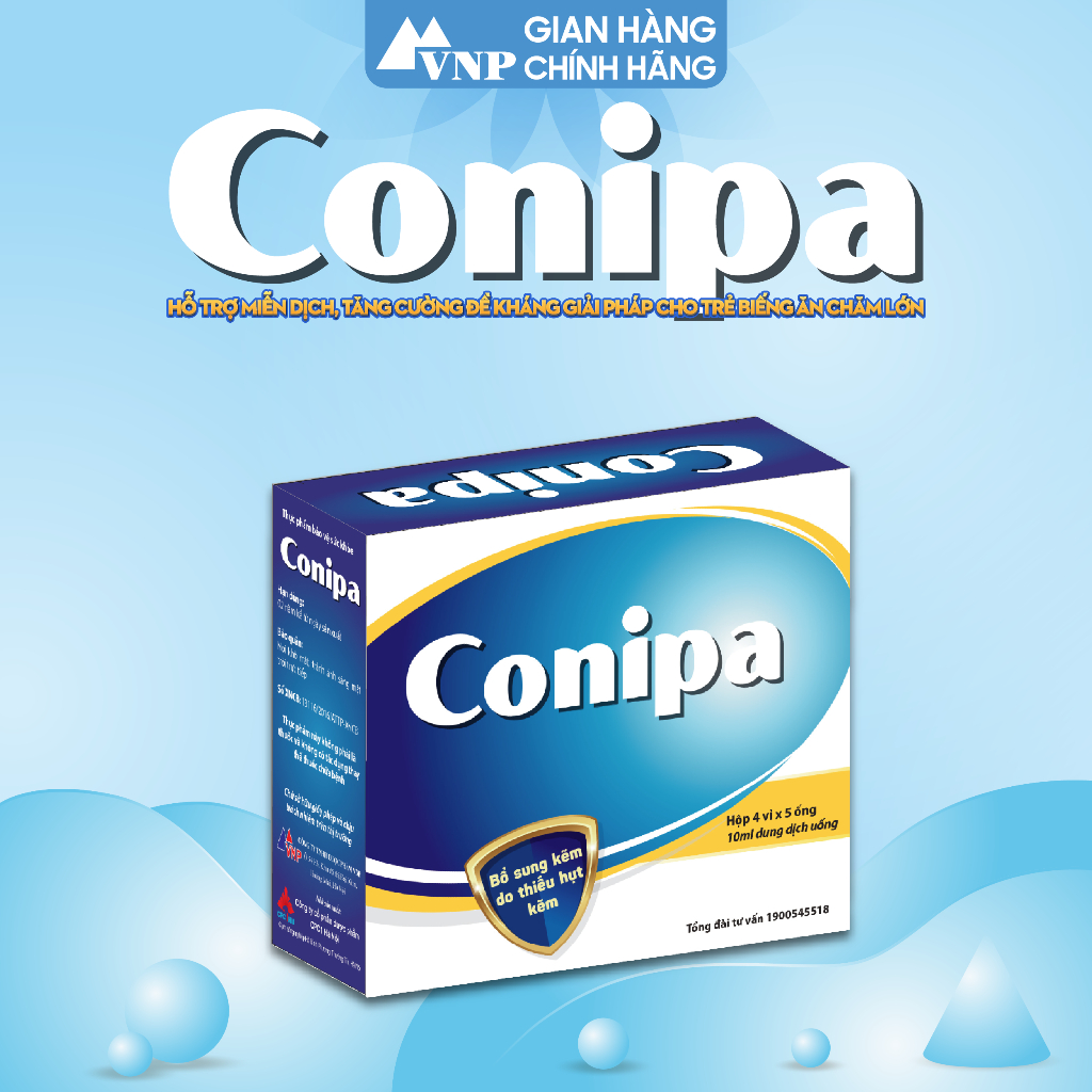 (CHÍNH HÃNG) Conipa bổ sung kẽm, tăng sức đề kháng cho cơ thể (Hộp 20 ...
