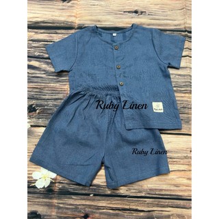 [JUNE LINEN - Kids] Bộ LINEN cho bé trai 4kg -> 20kg. Nhiều màu. Ảnh thật. Có hỏa tốc.