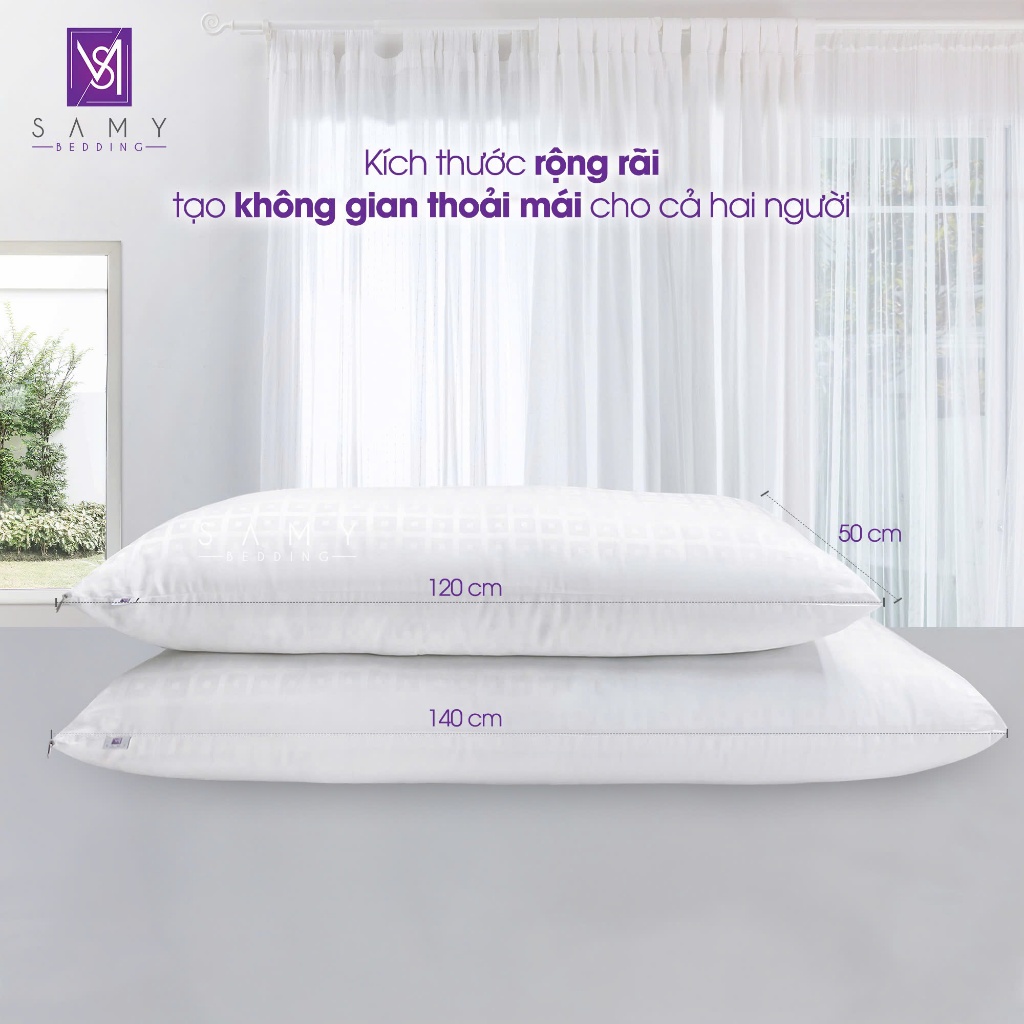 Ảnh Ruột gối đôi đa năng cao cấp SAMY BEDDING siêu êm ái, nhiều công dụng 1