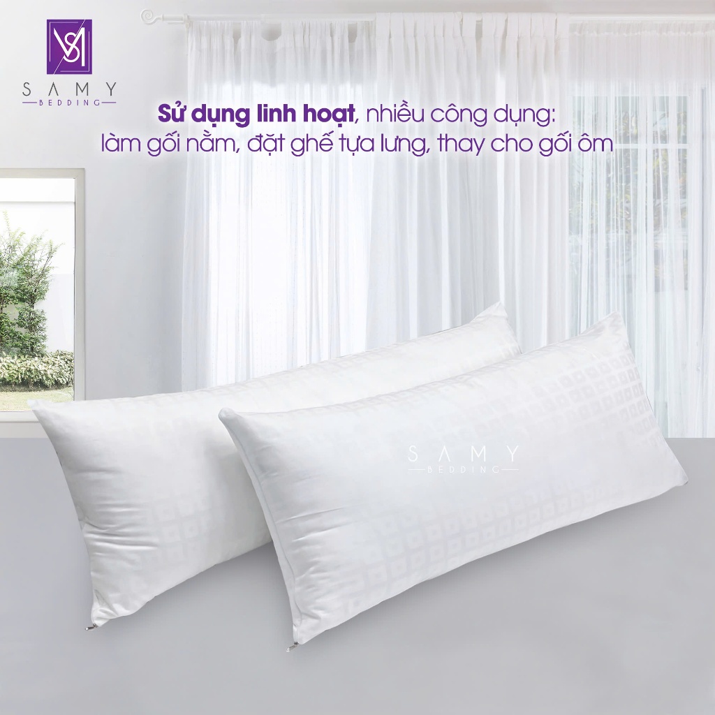 Ảnh Ruột gối đôi đa năng cao cấp SAMY BEDDING siêu êm ái, nhiều công dụng 2