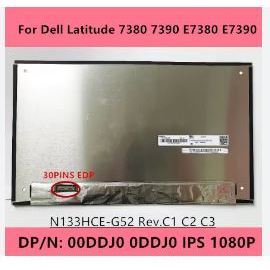 Màn hình laptop thay thế cho Dell latitude E7390 E7380 7390 7380 không cảm ứng - Cáp trên màn bên trái