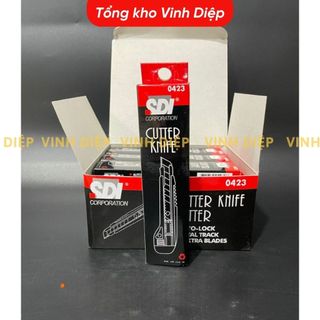 [Tặng 1 lưỡi dao] Dao rọc giấy lưỡi dao trổ cắt rạch dọc đồ lớn SDI to 0423 và nhỏ 0404 DRG-SDI