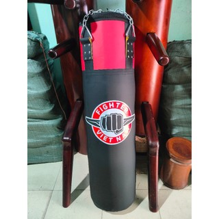 Bao cát Fighter dây xích nhồi sẵn ruột, 1.2 mét - 0.8 mét