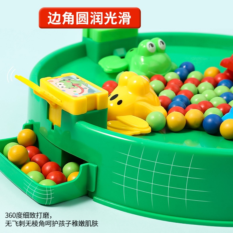 Đồ Chơi Ếch Ăn Bi Hungry Frogs Trò Chơi Ếch Gắp Hạt Đậu Tương Kẹo Đồ Chơi Tương Tác 4 Người Có Sẵn Bi - PUPU HOUSE
