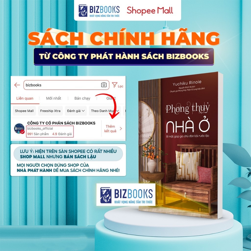 Sách Phong Thủy Nhà Ở, Thuật Toán May Mắn, Chiêm Tinh Học, Luật May Mắn - Bizbooks