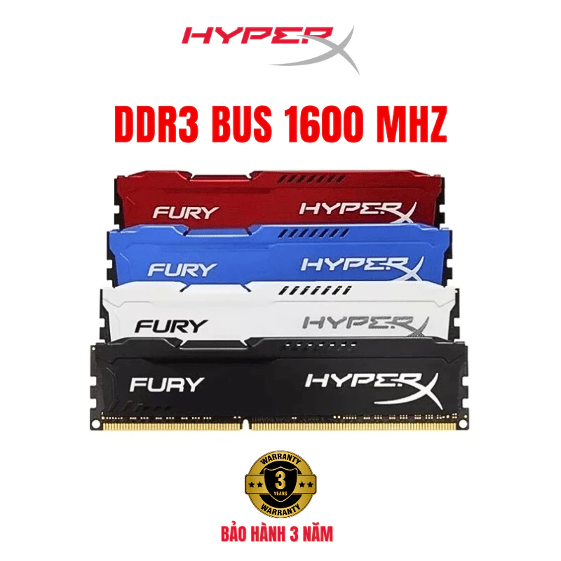 Ram PC 8GB DDR3 bus 1600MHz Memory Ram máy bàn DIMM 8GB PC3 12800