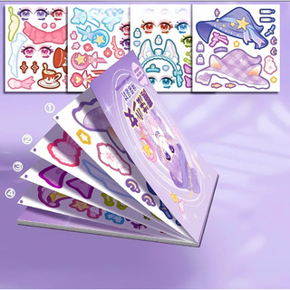 Sticker Dán, Tô Trang Điểm Hình Công Chúa Đáng Yêu Đa Dạng Cho Bé Gái Giúp Trẻ Phát Triển Trí Tuệ, Sáng Tạo Cho Trẻ
