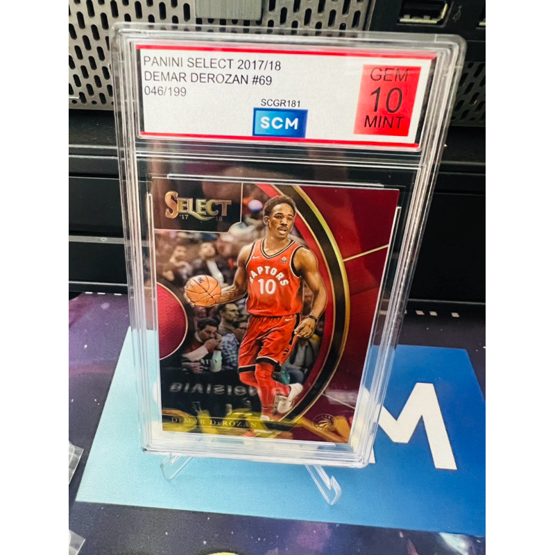 Thẻ bóng rổ #G916 Demar DeRozan Toronto Raptors /199 Slab SCM 10 Panini ...