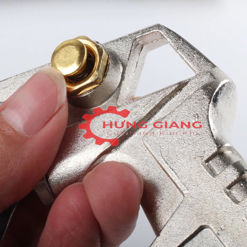 Súng Bơm Lốp Ô Tô, Xe Máy Có Đồng Hồ Bơm Áp Suất
