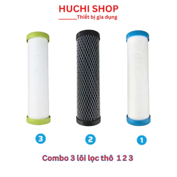 Bộ 3 lõi lọc nước Daikiosan, Đại Việt PP-CTO-PP chính hãng dùng cho máy lọc nước RO