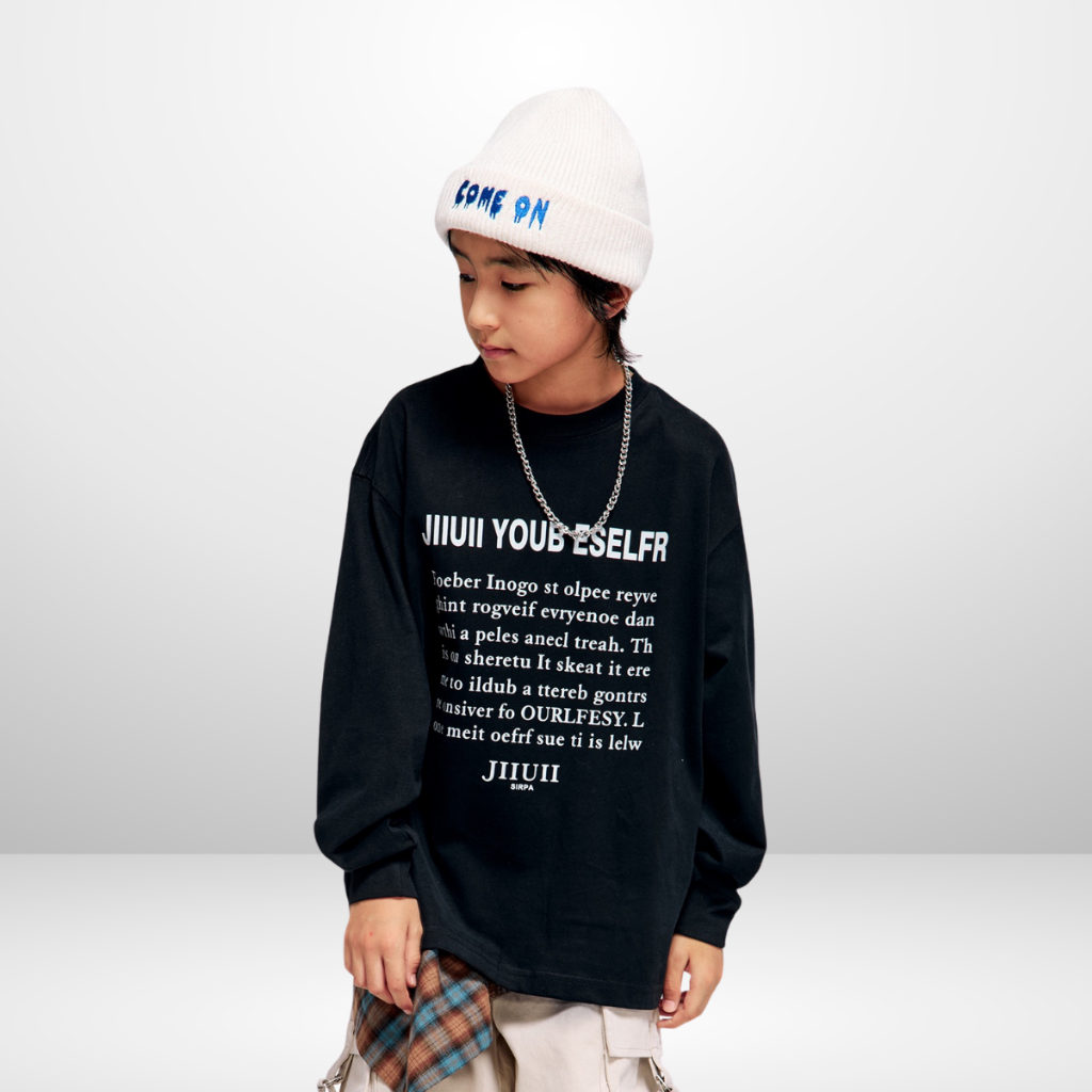 Áo Thun Dài Tay Xuân Thu Cho Bé Trai, Bé Gái In Hình Năng Động, Cổ Tròn B570 | JJ Kids Fashion