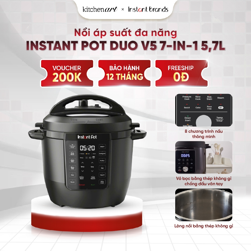 Nồi áp suất điện đa năng Instant Pot RIO 60 5,7L - Công suất 1000W ...