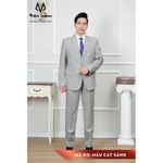 Vest nam trung niên tiến thịnh veston cao cấp vải được may 2 lớp dày vải không nhăn không bai không phai màu khi giặt — ảnh 2