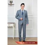 Vest nam trung niên tiến thịnh veston cao cấp vải được may 2 lớp dày vải không nhăn không bai không phai màu khi giặt — ảnh 6