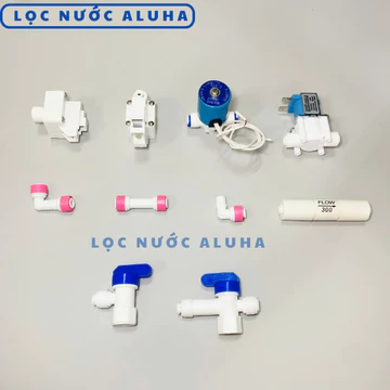 Van áp thấp, van áp cao, van một chiều, van thải Flow, van điện từ...dùng cho máy lọc nước