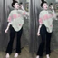 Set Quần Ống Loe Chất Umi Có Dãn + Mix Áo Phông PARI Form Rộn