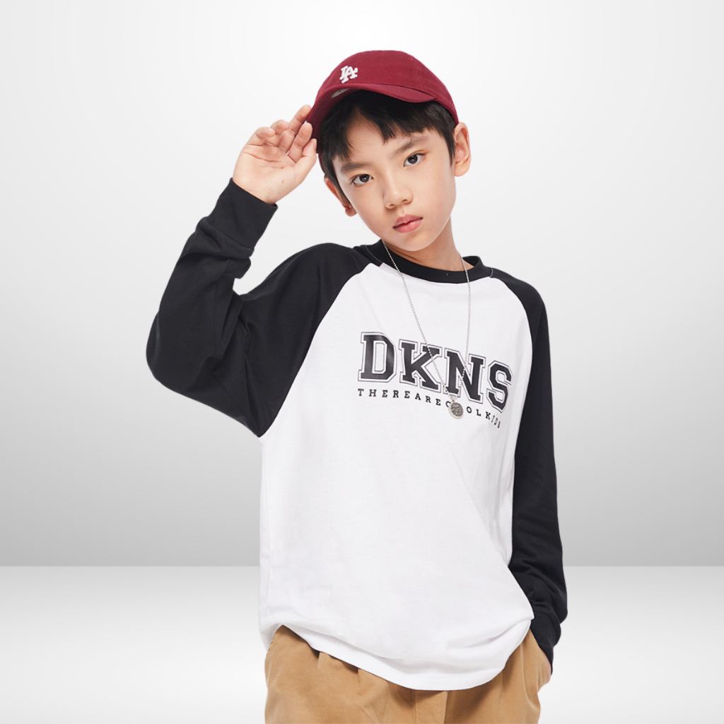 Áo Thun Dài Tay Xuân Thu Cho Bé Trai, Bé Gái In Hình Năng Động, Cổ Tròn | JJ Kids Fashion