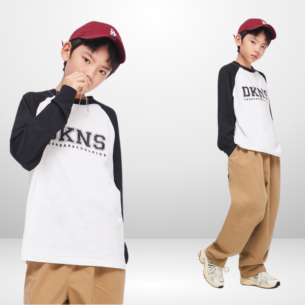 Áo Thun Dài Tay Xuân Thu Cho Bé Trai, Bé Gái In Hình Năng Động, Cổ Tròn | JJ Kids Fashion
