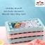 Khay đá tròn, vỉ đá tròn tủ lạnh 33 viên có nắp đậy