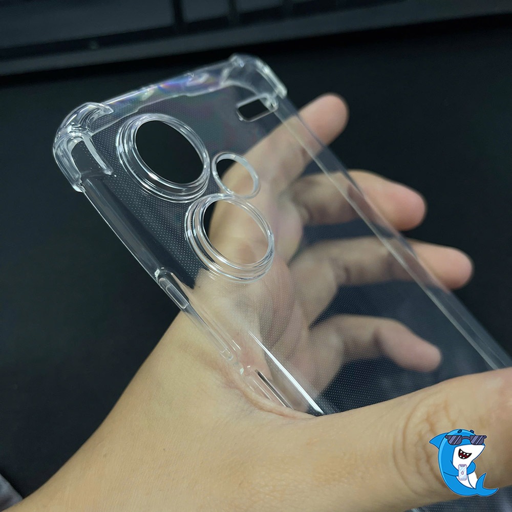 Ốp lưng Redmi note 13 pro plus, 13 pro+ 5G dẻo trong suốt silicon cao cấp chống sốc bảo vệ cam