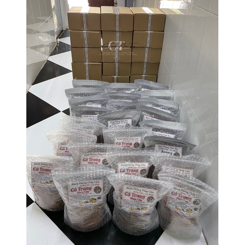 Bánh Phồng Vị Tổng Hợp Đặc Biệt - Bánh phồng chay ngon - Đặc sản Năm Căn Cà Mau - Túi 500g