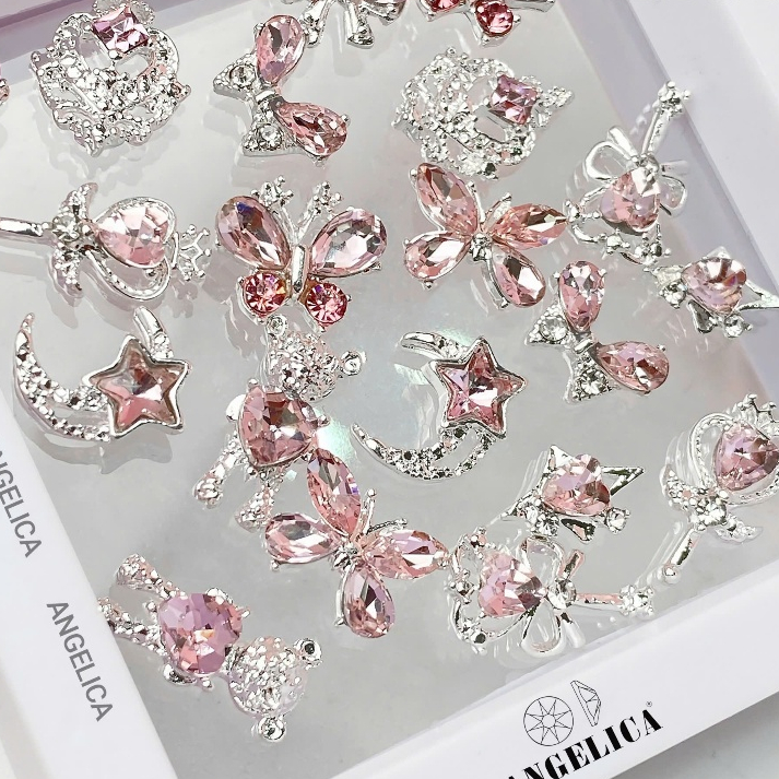 Hộp Mix 20 Charm Kiểu Dáng Siêu Xinh ANGELICA - Trang Trí Móng Tay