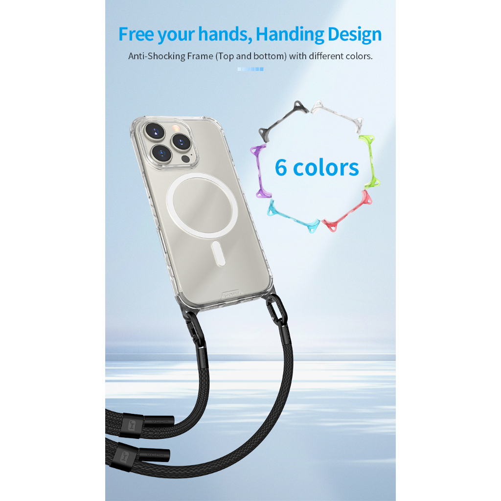 [ Siêu Mỏng ] Ốp Hoda Slim Defender Chống Ố Vàng & Tích Hợp Sạc Từ Tính Tiện Lợi cho iP16 Pro/ 16 Pro Max