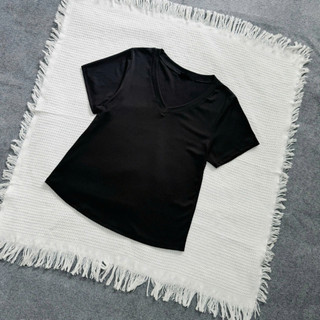 Áo Thun Cổ Tim Bigsize Nữ Dáng Áo Baby Tee Tay Ngắn Mặc Mát Dễ Phối Đồ Cho Chubby G174