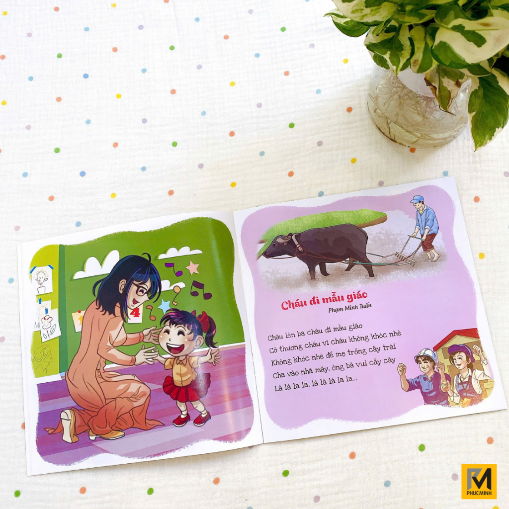 Ảnh Sách Cho Bé - Bài thơ - Bài hát - Câu đố: Chủ đề bài hát - Cho bé mầm non 2-6 tuổi 4