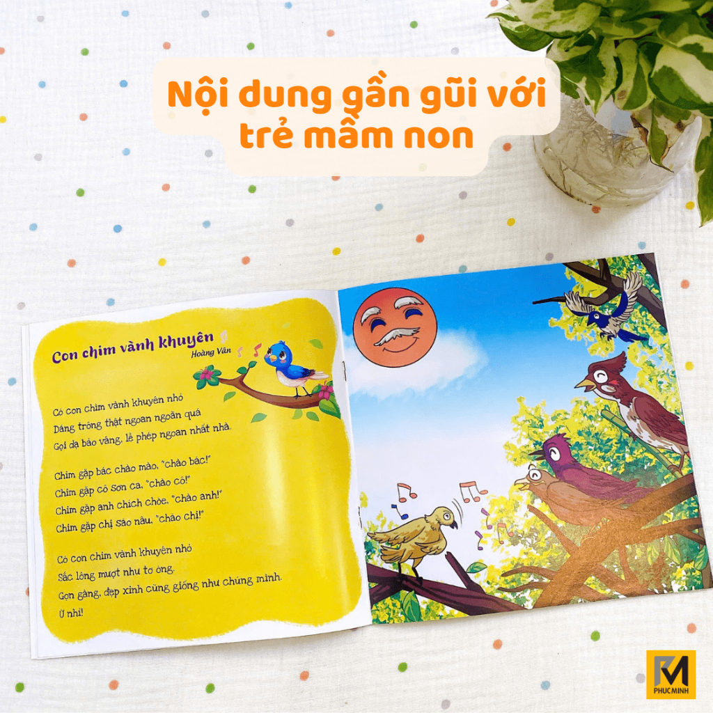 Ảnh Sách Cho Bé - Bài thơ - Bài hát - Câu đố: Chủ đề bài hát - Cho bé mầm non 2-6 tuổi 3