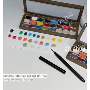 Set màu nước vẽ móng màu dạng nén, màu nhũ khô vẽ nail, tán loang, vẽ móng nghệ thuật