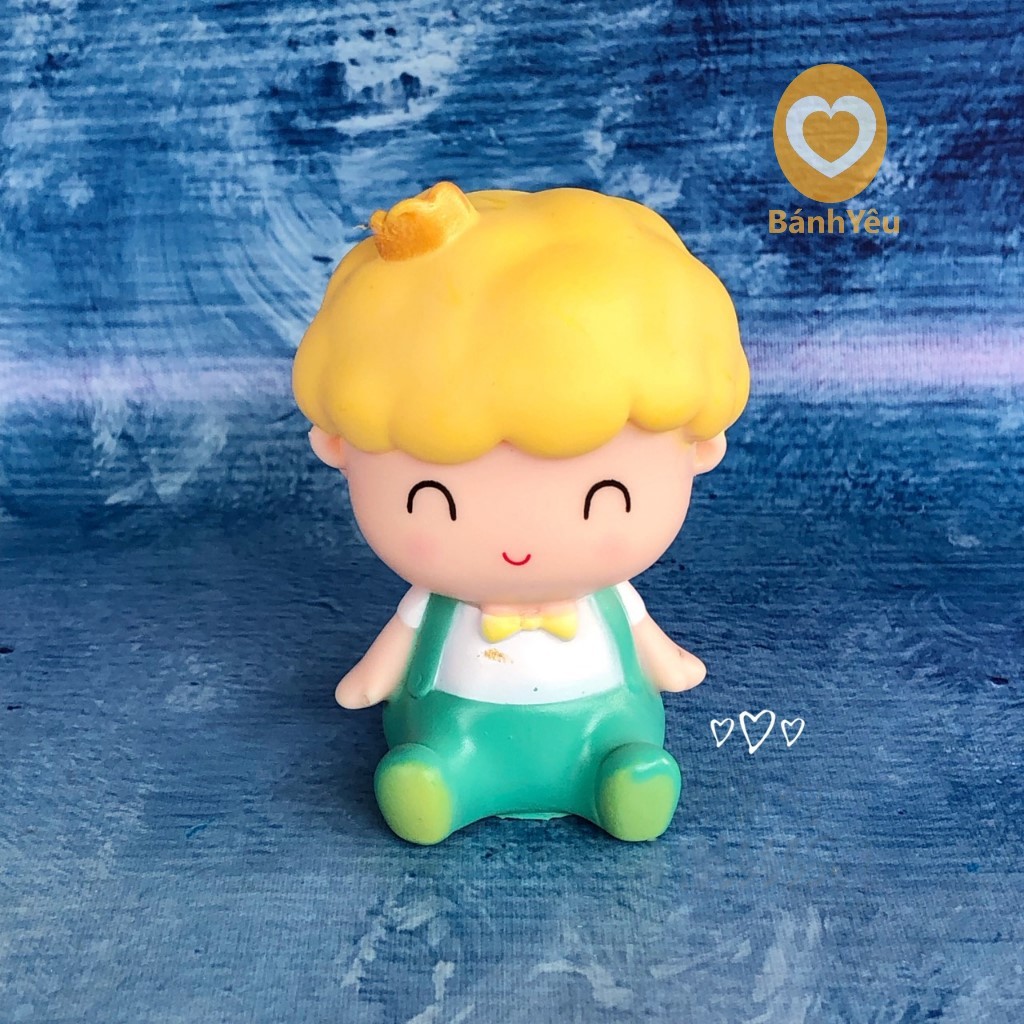 Cậu bé khủng long trang trí bánh kem - BGTC