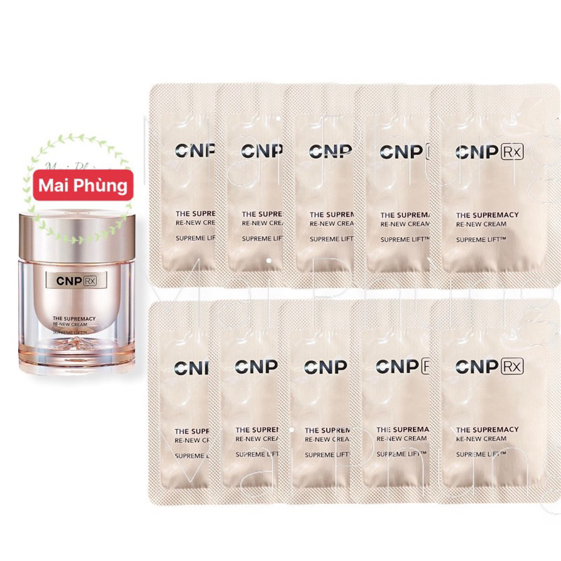 10 gói kem dưỡng tái tạo phục hồi trẻ hoá CNP rx | Shopee Việt Nam