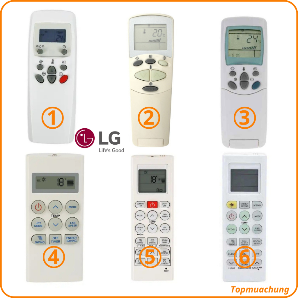 Remote máy lạnh LG - Điều khiển điều hoà LG. | Shopee Việt Nam