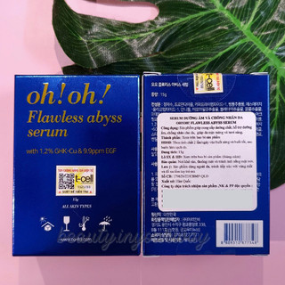 Tinh Chất Giảm Sẹo Lõm & Chống Lão Hoá oh!oh! Flawless Abyss Serum 15g