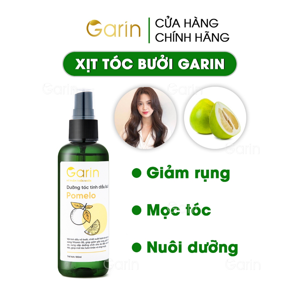 Ảnh Tinh dầu bưởi xịt kích mọc tóc nhanh pomelo Garin 100ml dưỡng tóc chắc khỏe giảm rụng làm dày 1