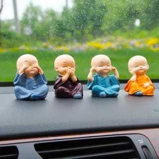 Tượng chú tiểu 4 không cao cấp sứ loại 1 ( Hình Thật - Video Thật )