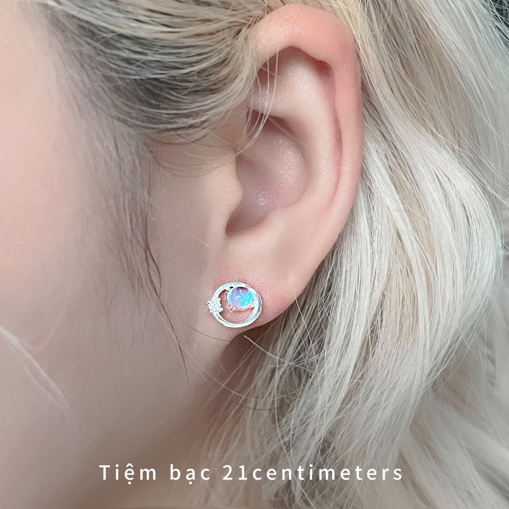 Ảnh Khuyên tai bạc Đại Dương trang sức bạc Tiệm bạc 21Centimeters 1